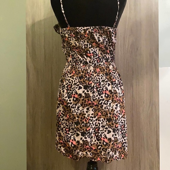 Leopard Print Mini Dress - Picture 3 of 9